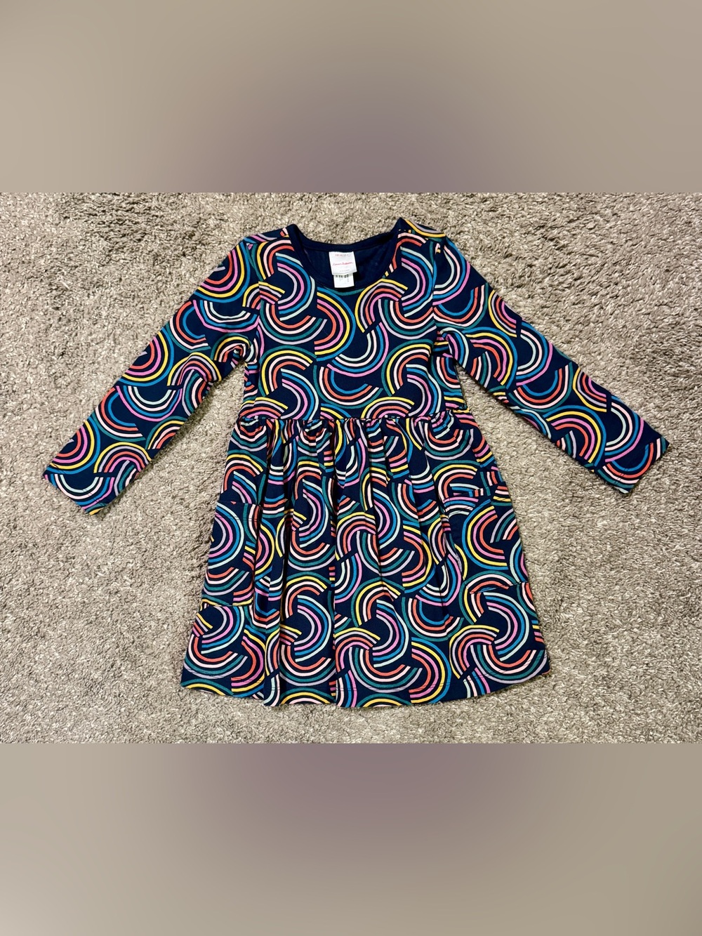 Hanna Andersson Long-Sleeve Dress, Size 4 (100)